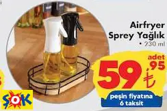 AİRFRYER SPREY YAĞLIK